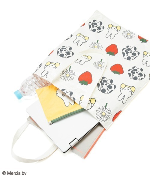 Casselini(キャセリーニ)の「【miffy×Casselini】Casselini(キャセリーニ)ミッフィープリントトート(トートバッグ・レディース・ホワイト/ブラック・FREE)」の10枚目の写真