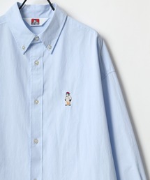 BEN DAVIS | BEN DAVIS/ベンデイビス ビッグシルエット ワンポイント ミニゴリラ刺繍 ボタンダウンシャツ(シャツ/ブラウス)