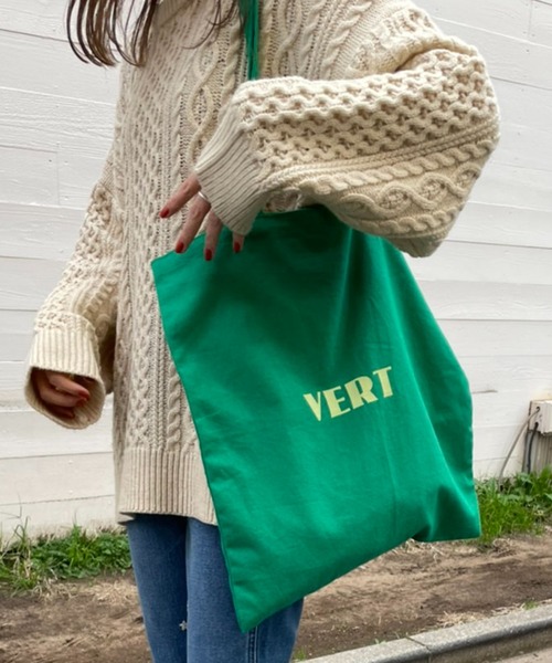 DISCOAT（ディスコート）の「アソートカラーロゴトートバッグ（トートバッグ・レディース・ベージュ/ブルー/グリーン/オレンジ・FREE）」の7枚目の写真