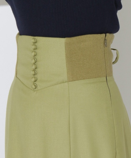 REDYAZEL（レディアゼル）の「ギャザー切替スカート（スカート・レディース・ベージュ/ネイビー/グリーン・SMALL/MEDIUM）」の20枚目の写真