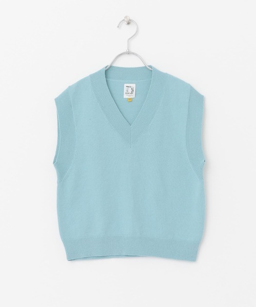 URBAN RESEARCH DOORS（アーバンリサーチドアーズ）の「『親子リンク』Vネックニットベスト(KIDS)（ニット/セーター・キッズ・ベージュ系その他/ブルー系その他・120/105/135）」の20枚目の写真