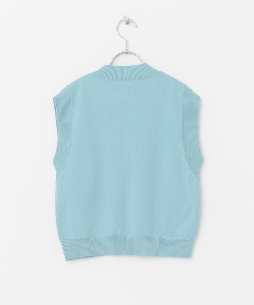 CITYSHOP 別注 ODAKHA RANDOM BORDER ニット ベスト CITYSHOP 別注 ODAKHA RANDOM BORDER ニット ベスト