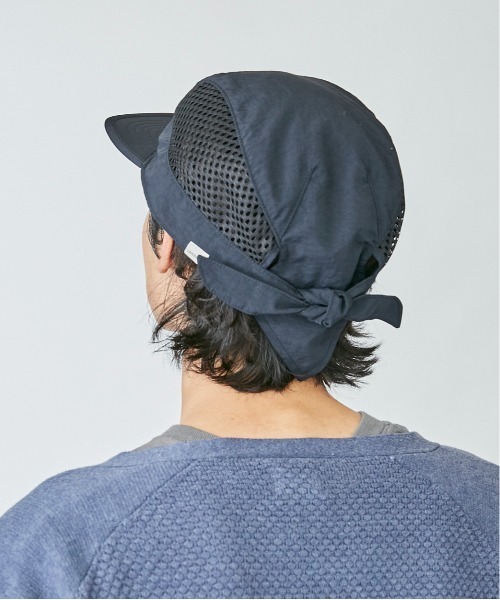 オーバーライド override　フライトキャップ　豚革　ブラウン OVERRIDE TASLAN NYLON VENTED JET CAP / オーバーライド