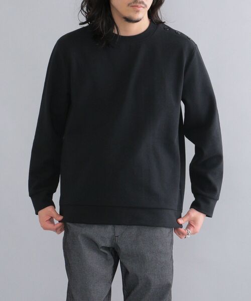 SHIPS(シップス)の「【WEB限定】SHIPS: 〈手洗い可能〉 ミラノリブ ジャージー クルーネック ソリッド マリンセーター (ニット)(ニット/セーター・メンズ・ブラック/グレー・SMALL/MEDIUM/LARGE/X-LARGE)」の8枚目の写真