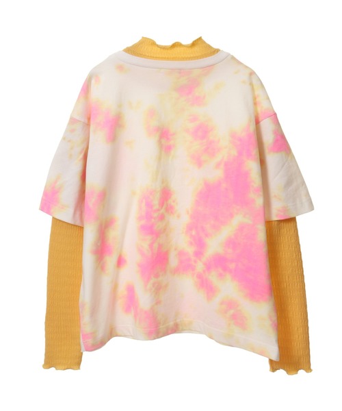 Candy Stripper(キャンディストリッパー)の「BE MINE LAYERED トップス(Tシャツ/カットソー・レディース・ピンク/イエロー・2)」の9枚目の写真
