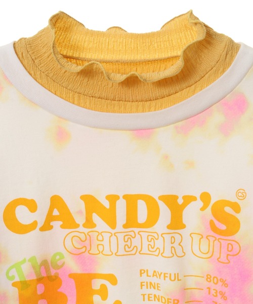 Candy Stripper(キャンディストリッパー)の「BE MINE LAYERED トップス(Tシャツ/カットソー・レディース・ピンク/イエロー・2)」の10枚目の写真