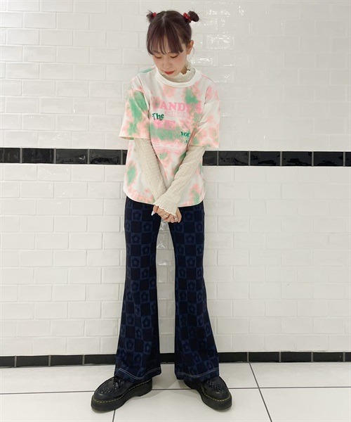 Candy Stripper(キャンディストリッパー)の「BE MINE LAYERED トップス(Tシャツ/カットソー・レディース・ピンク/イエロー・2)」の21枚目の写真