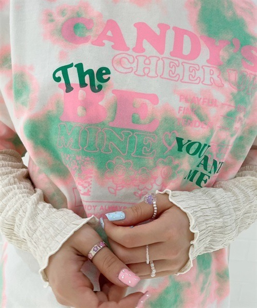 Candy Stripper(キャンディストリッパー)の「BE MINE LAYERED トップス(Tシャツ/カットソー・レディース・ピンク/イエロー・2)」の22枚目の写真