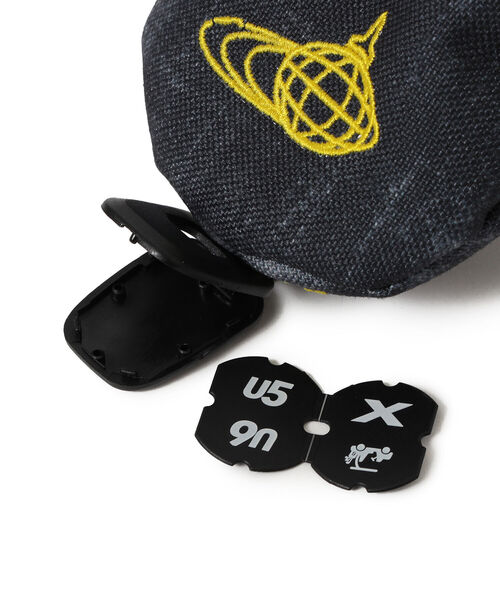 BEAMS GOLF(ビームスゴルフ)の「BEAMS GOLF / ストーンウォッシュ柄 ヘッドカバー(ユーティリティ)(スポーツグッズ・メンズ・ブラック・FREE)」の3枚目の写真
