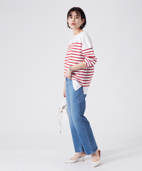 LEMINOR（ルミノール）の「【Le minor】JEANNEボーダープルオーバー（Tシャツ/カットソー・レディース・ブラック/レッド/ブルー・フリー）」の20枚目の写真