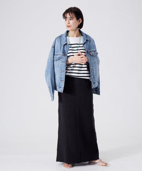 LEMINOR（ルミノール）の「【Le minor】JEANNEボーダープルオーバー（Tシャツ/カットソー・レディース・ブラック/レッド/ブルー・フリー）」の8枚目の写真