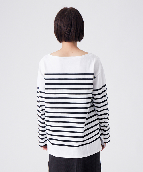 LEMINOR（ルミノール）の「【Le minor】JEANNEボーダープルオーバー（Tシャツ/カットソー・レディース・ブラック/レッド/ブルー・フリー）」の18枚目の写真