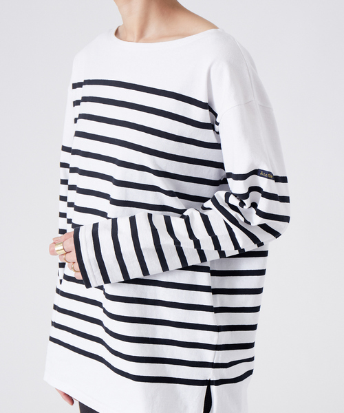 LEMINOR（ルミノール）の「【Le minor】JEANNEボーダープルオーバー（Tシャツ/カットソー・レディース・ブラック/レッド/ブルー・フリー）」の11枚目の写真