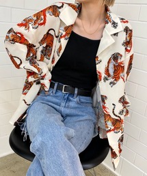 WHO'S WHO gallery | オープンカラーパターンシャツ(シャツ/ブラウス)