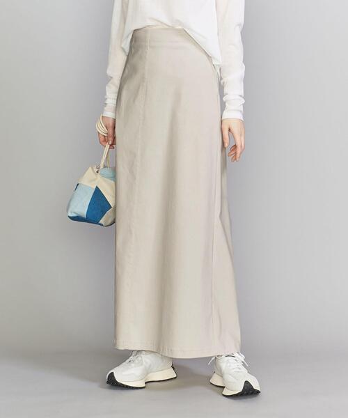 BEAUTY&YOUTH UNITED ARROWS（ビューティーアンドユースユナイテッドアローズ）の「BY テントライン マキシスカート -ウォッシャブル-（スカート・レディース・オレンジ/ナチュラル/グレー・S/M）」の13枚目の写真