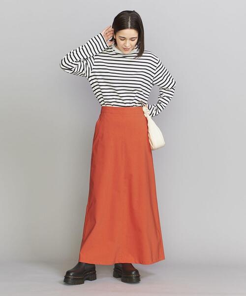 h beauty&youth レーヨンナイロンマキシスカート BEAUTY&YOUTH UNITED ARROWS（ビューティーアンドユース