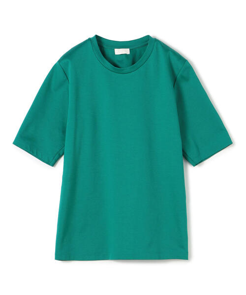 TOMORROWLAND (トゥモローランド)の「スーピマコットンモクロディ クルーネックプルオーバー(Tシャツ/カットソー・レディース・ホワイト/チャコールグレー/グリーン/ベージュ/ブルー・S)」の21枚目の写真