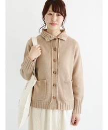 Samansa Mos2 | ボトルネックカーディガン(カーディガン/ボレロ)