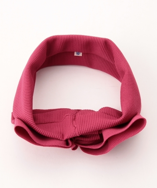 BEAMS BOY(ビームスボーイ)の「BEAMS BOY / サーマル リボン ヘアバンド(ヘアバンド・レディース・ナチュラル/レッド系その他/ネイビー・ONE SIZE)」の14枚目の写真