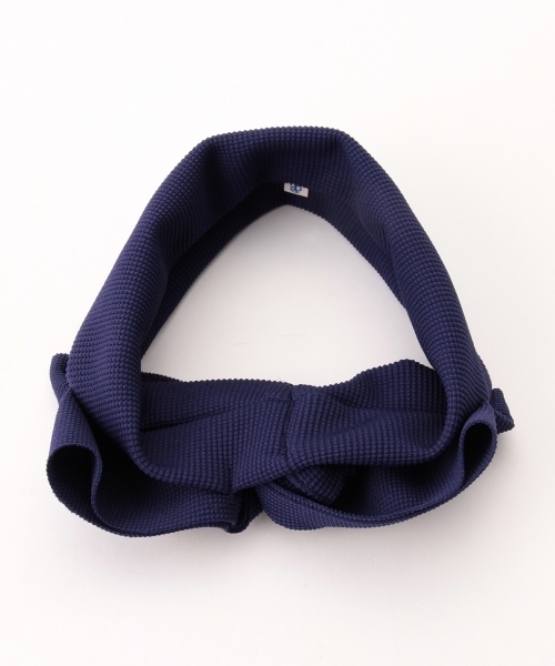 BEAMS BOY(ビームスボーイ)の「BEAMS BOY / サーマル リボン ヘアバンド(ヘアバンド・レディース・ナチュラル/レッド系その他/ネイビー・ONE SIZE)」の11枚目の写真