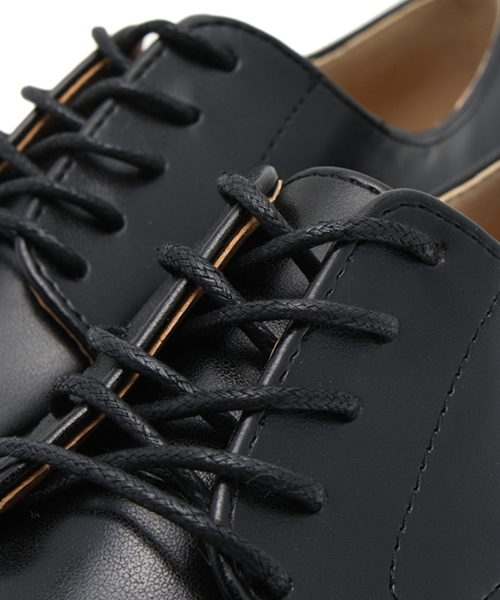 WEGO（ウィゴー）の「WEGO/タンクソールシューズ（ドレスシューズ・レディース・ブラック/ブラック系その他/シルバー・LARGE/MEDIUM）」の5枚目の写真