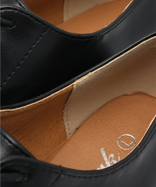 WEGO（ウィゴー）の「WEGO/タンクソールシューズ（ドレスシューズ・レディース・ブラック/ブラック系その他/シルバー・LARGE/MEDIUM）」の6枚目の写真