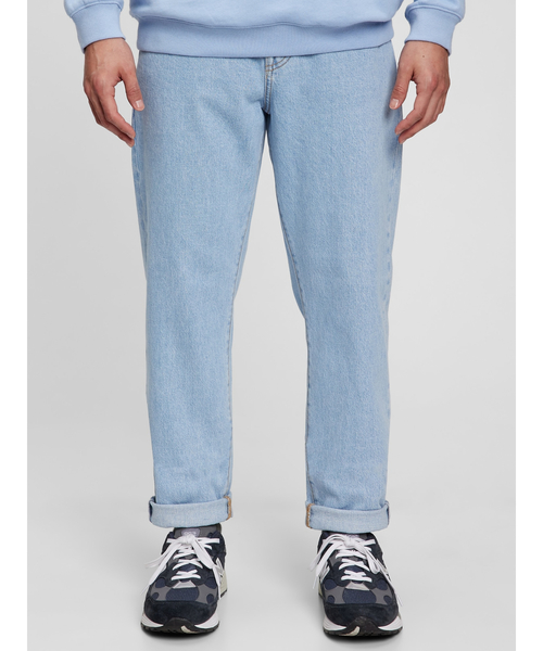 GAP(ギャップ)の「Gapflex リラックス テーパードデニム(デニムパンツ・メンズ・ライトインディゴブルー・28W 30L/29W 30L/30W 30L/31W 30L/32W 30L/32W 32L/34W 32L/31W 32L/33W 32L/36W 32L)」の4枚目の写真