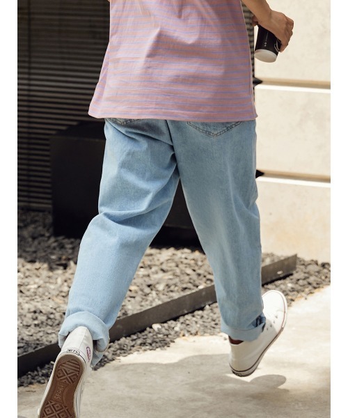 GAP(ギャップ)の「Gapflex リラックス テーパードデニム(デニムパンツ・メンズ・ライトインディゴブルー・28W 30L/29W 30L/30W 30L/31W 30L/32W 30L/32W 32L/34W 32L/31W 32L/33W 32L/36W 32L)」の11枚目の写真