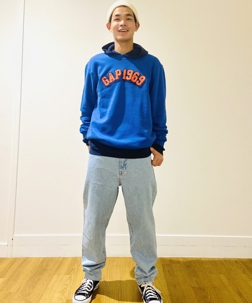 GAP(ギャップ)の「Gapflex リラックス テーパードデニム(デニムパンツ・メンズ・ライトインディゴブルー・28W 30L/29W 30L/30W 30L/31W 30L/32W 30L/32W 32L/34W 32L/31W 32L/33W 32L/36W 32L)」の12枚目の写真