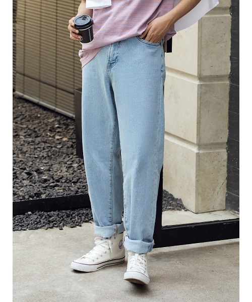 GAP(ギャップ)の「Gapflex リラックス テーパードデニム(デニムパンツ・メンズ・ライトインディゴブルー・28W 30L/29W 30L/30W 30L/31W 30L/32W 30L/32W 32L/34W 32L/31W 32L/33W 32L/36W 32L)」の14枚目の写真