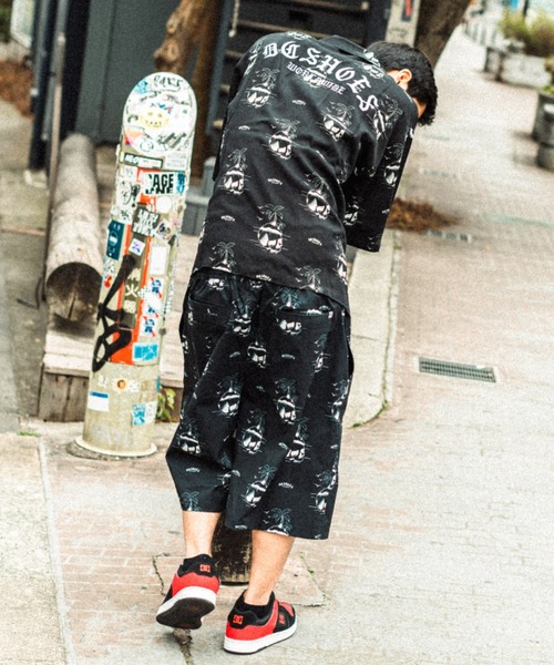 DC（ディーシー）の「DC/ディーシー 吸汗速乾 オーバーサイズ ワイドショーツ/無地 ドクロ柄 総柄ショーツ/セットアップ対応 DWS222002（その他パンツ・メンズ・ブラック系その他/ブルー/ブラック/カーキ/ベージュ・XL/L/M）」の8枚目の写真