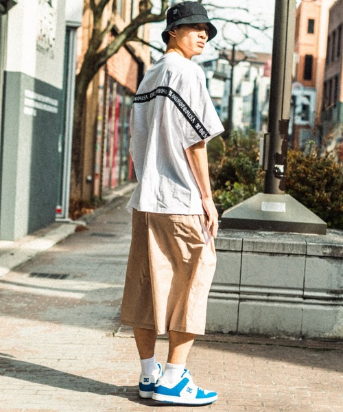 DC（ディーシー）の「DC/ディーシー 吸汗速乾 オーバーサイズ ワイドショーツ/無地 ドクロ柄 総柄ショーツ/セットアップ対応 DWS222002（その他パンツ・メンズ・ブラック系その他/ブルー/ブラック/カーキ/ベージュ・XL/L/M）」の12枚目の写真