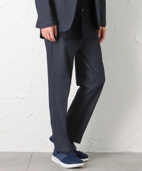 NAVY（ネイビー）の「SOLOTEX(R)使用 ストレッチニットテーパードパンツ（スラックス・メンズ・ブラック/ネイビー・S/M/L/XL）」の5枚目の写真