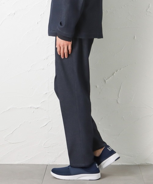 NAVY（ネイビー）の「SOLOTEX(R)使用 ストレッチニットテーパードパンツ（スラックス・メンズ・ブラック/ネイビー・S/M/L/XL）」の6枚目の写真