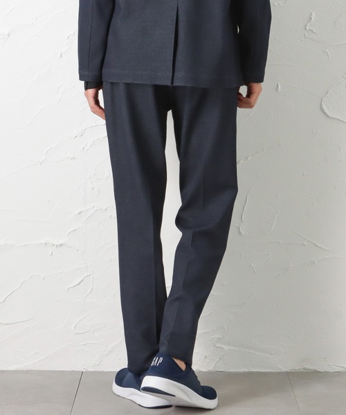 NAVY（ネイビー）の「SOLOTEX(R)使用 ストレッチニットテーパードパンツ（スラックス・メンズ・ブラック/ネイビー・S/M/L/XL）」の8枚目の写真