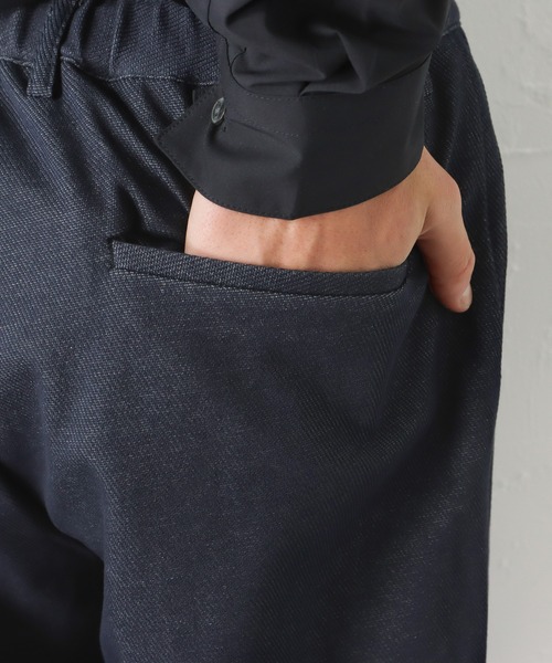 NAVY（ネイビー）の「SOLOTEX(R)使用 ストレッチニットテーパードパンツ（スラックス・メンズ・ブラック/ネイビー・S/M/L/XL）」の12枚目の写真