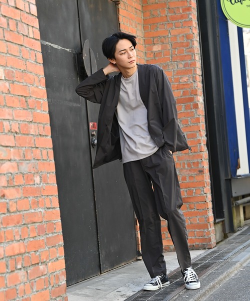 NAVY（ネイビー）の「SOLOTEX(R)使用 ストレッチニットテーパードパンツ（スラックス・メンズ・ブラック/ネイビー・S/M/L/XL）」の17枚目の写真