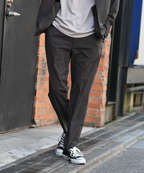 NAVY（ネイビー）の「SOLOTEX(R)使用 ストレッチニットテーパードパンツ（スラックス・メンズ・ブラック/ネイビー・S/M/L/XL）」の18枚目の写真