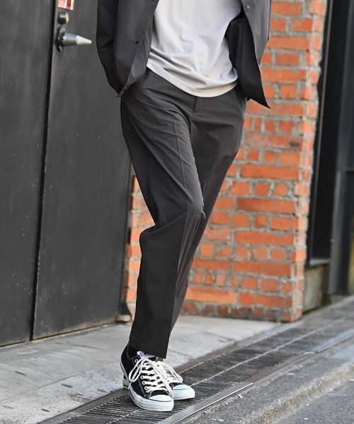 NAVY（ネイビー）の「SOLOTEX(R)使用 ストレッチニットテーパードパンツ（スラックス・メンズ・ブラック/ネイビー・S/M/L/XL）」の19枚目の写真