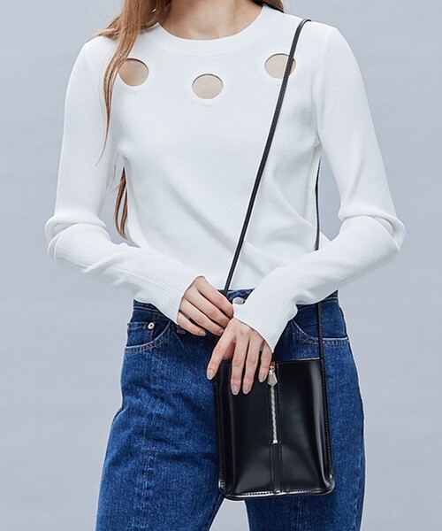 PIENI(ピエニ)の「【PIENI/ピエニ】タスク SZB-35-5046(ショルダーバッグ・レディース・ブラック・FREE)」の4枚目の写真