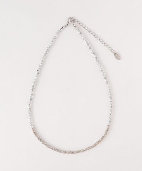 BEAUTY&YOUTH UNITED ARROWS（ビューティーアンドユースユナイテッドアローズ）の「BY メタル ビーズ ネックレス（ネックレス・レディース・シルバー/ゴールド・FREE）」の2枚目の写真