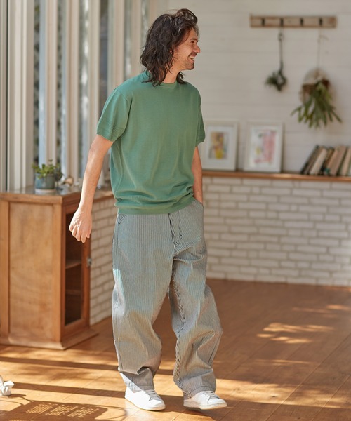 【セール】mn2547-裾変化ニットT（Tシャツ/カットソー）｜CAMBIO（カンビオ）