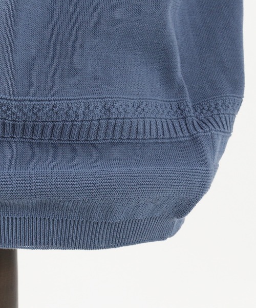 【セール】mn2547-裾変化ニットT（Tシャツ/カットソー）｜CAMBIO（カンビオ）