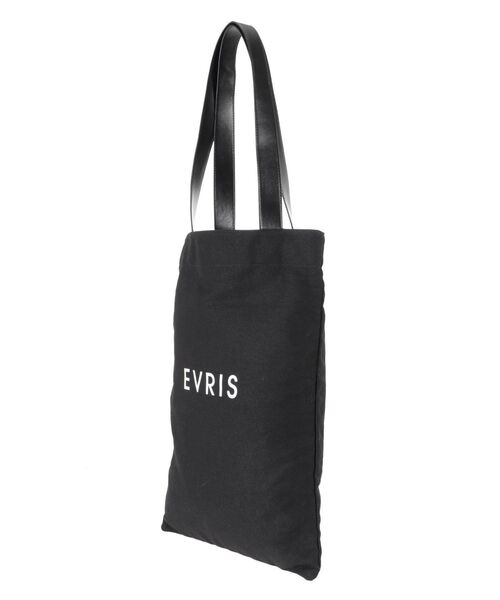 EVRIS(エヴリス)の「キャンバストートBAG(トートバッグ・レディース・ブラック/ベージュ・FREE)」の20枚目の写真