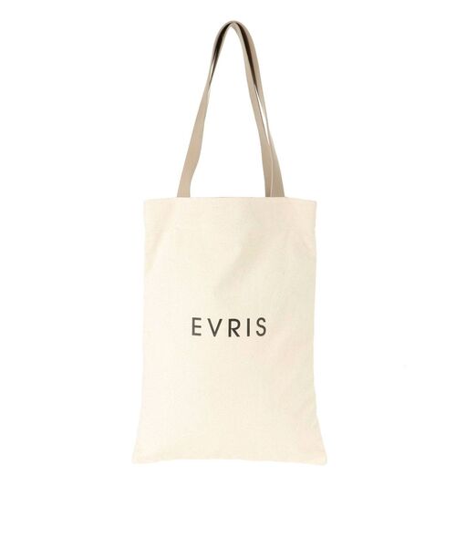 EVRIS(エヴリス)の「キャンバストートBAG(トートバッグ・レディース・ブラック/ベージュ・FREE)」の21枚目の写真
