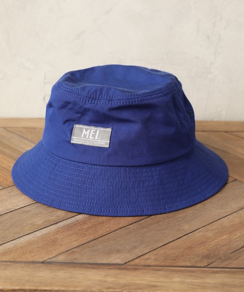 MEI(メイ)の「【MEI/メイ】ワンポイントロゴ バケットハット(ハット・メンズ・ホワイト/ブラック/ダークグリーン/ベージュ/ネイビー/オレンジ/ブルー/ライトグリーン/マスタード・FREE)」の7枚目の写真