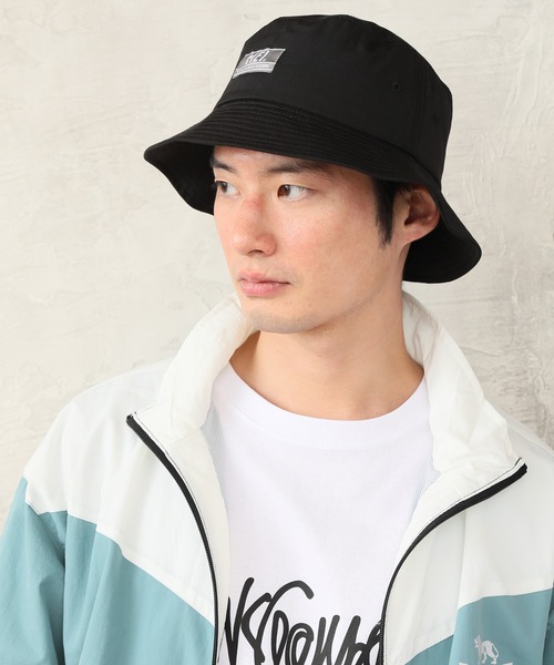 MEI(メイ)の「【MEI/メイ】ワンポイントロゴ バケットハット(ハット・メンズ・ホワイト/ブラック/ダークグリーン/ベージュ/ネイビー/オレンジ/ブルー/ライトグリーン/マスタード・FREE)」の19枚目の写真