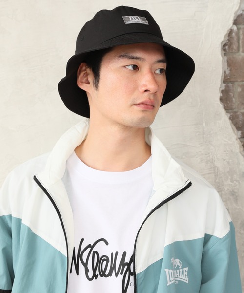 MEI(メイ)の「【MEI/メイ】ワンポイントロゴ バケットハット(ハット・メンズ・ホワイト/ブラック/ダークグリーン/ベージュ/ネイビー/オレンジ/ブルー/ライトグリーン/マスタード・FREE)」の20枚目の写真