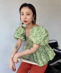 SANSeLF（サンセルフ）の「【SANSeLF】Jacquard flower tops