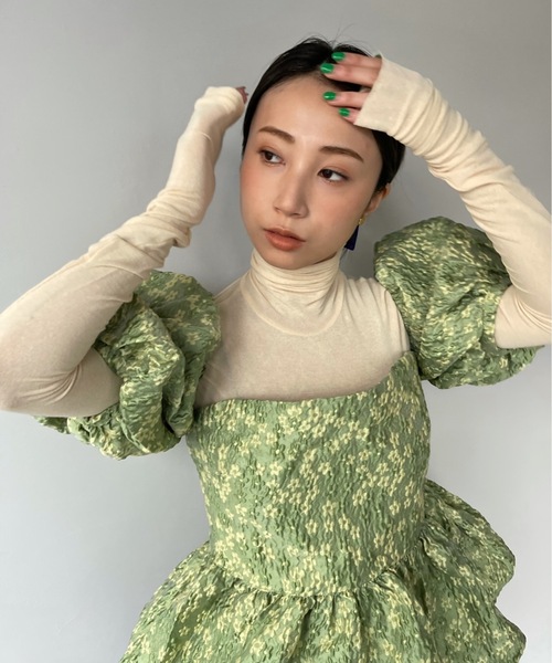 SANSeLF（サンセルフ）の「【SANSeLF】Jacquard flower tops